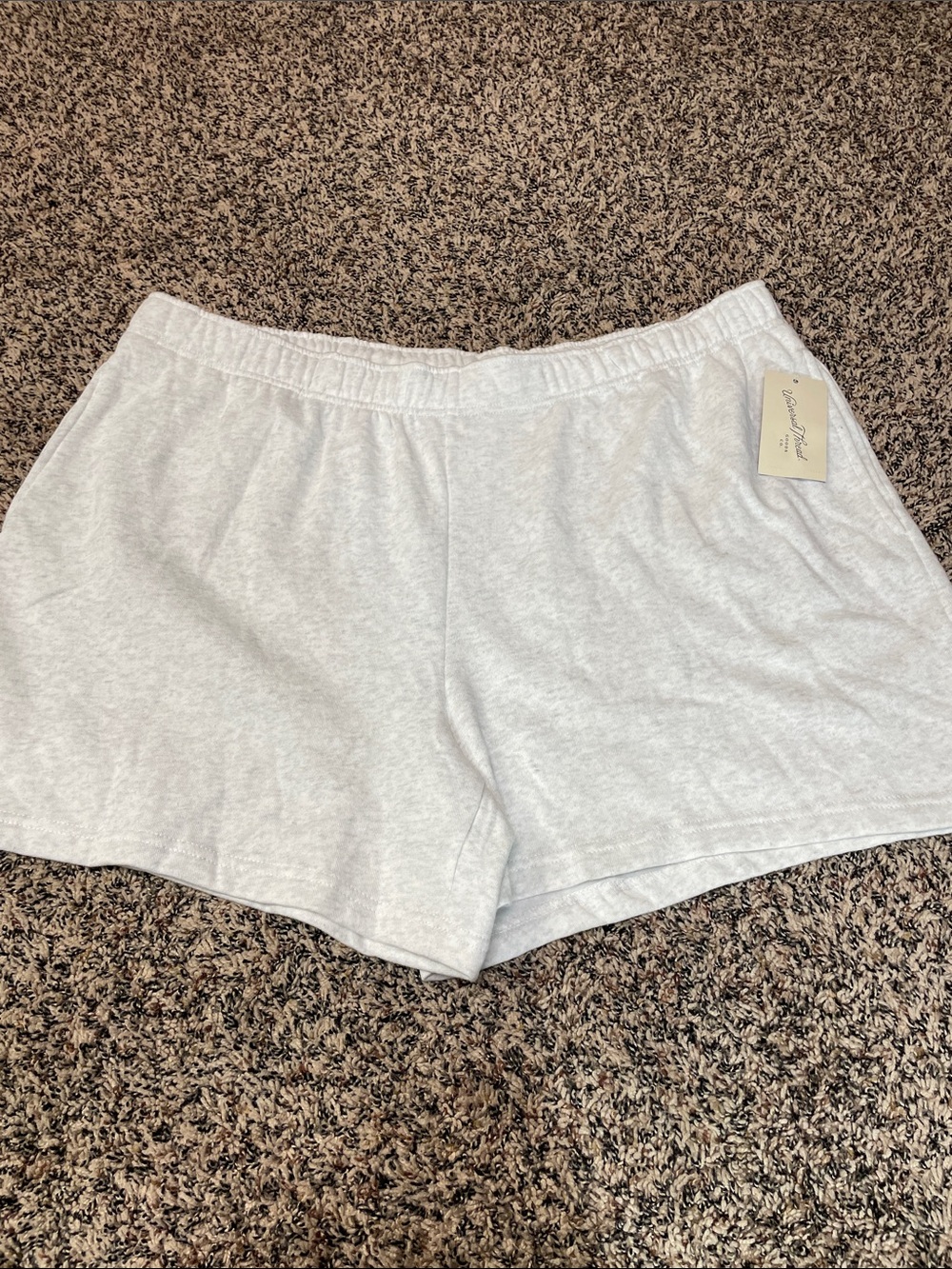 Universal Thread Cozy Light Gray Knit Lounge Shorts Plus Size XXL | NWT
